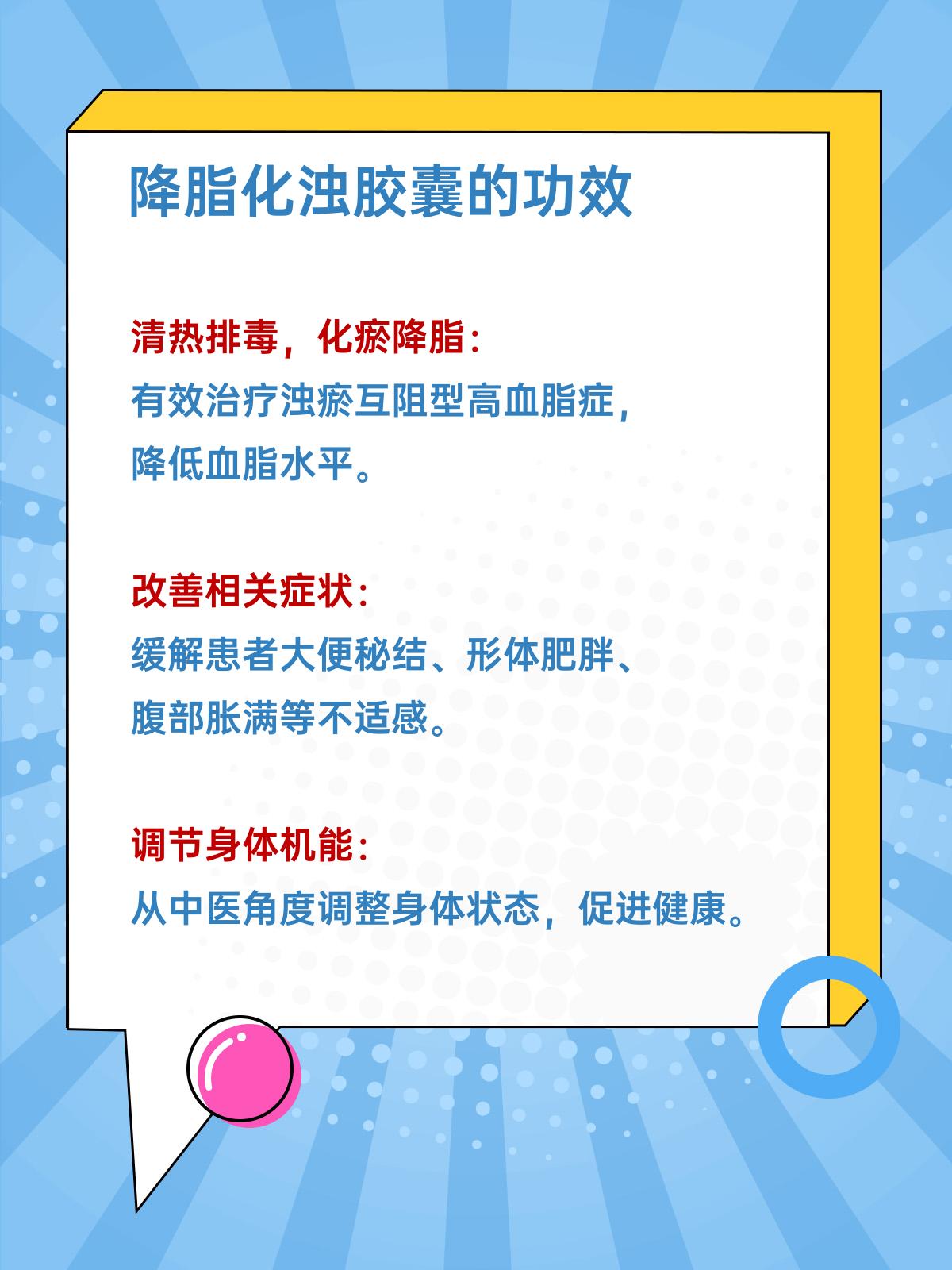 揭秘:降脂化浊胶囊的功效和副作用!
