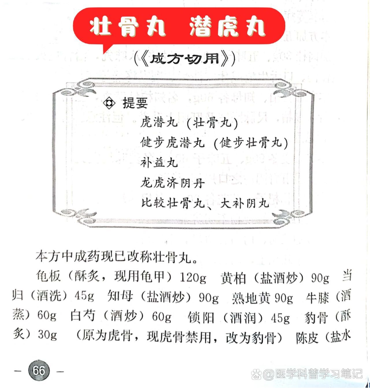 龟甲(醋炙)12002 黄柏(盐酒炒)9002 当归(酒洗)4502 知母(盐酒