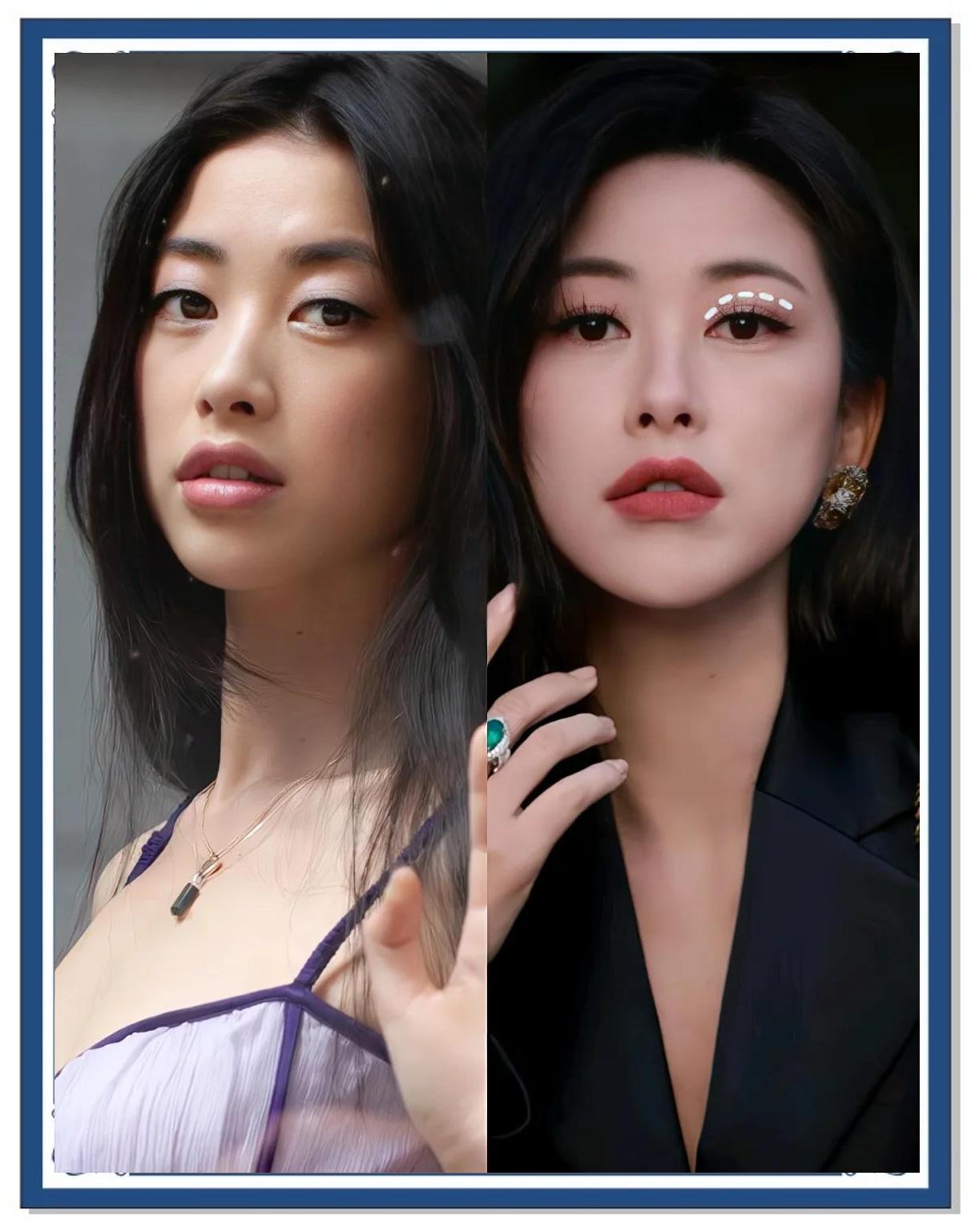 朱珠的双眼皮变迁：从清纯到妩媚