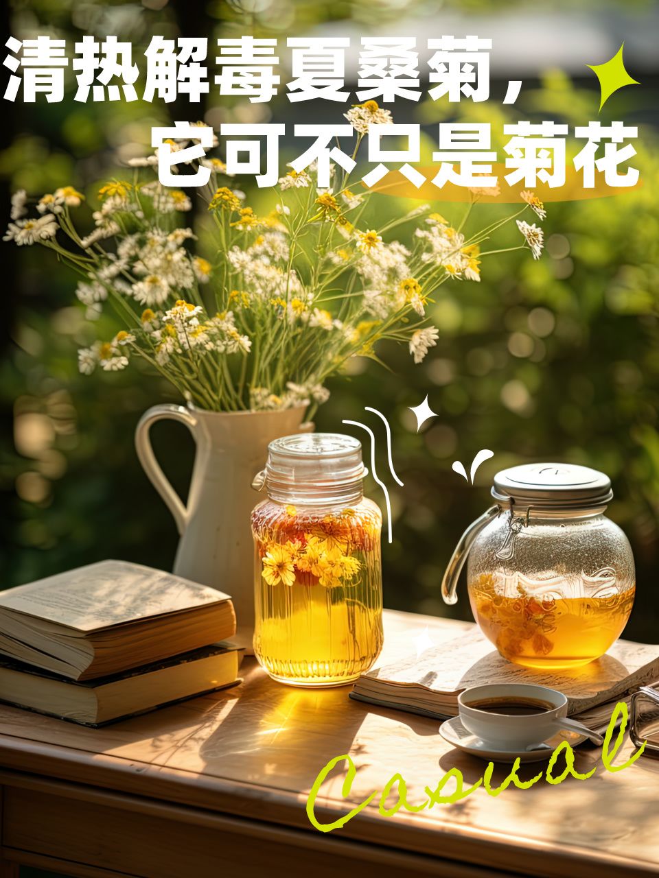 清热解毒夏桑菊,它可不只是菊花哦