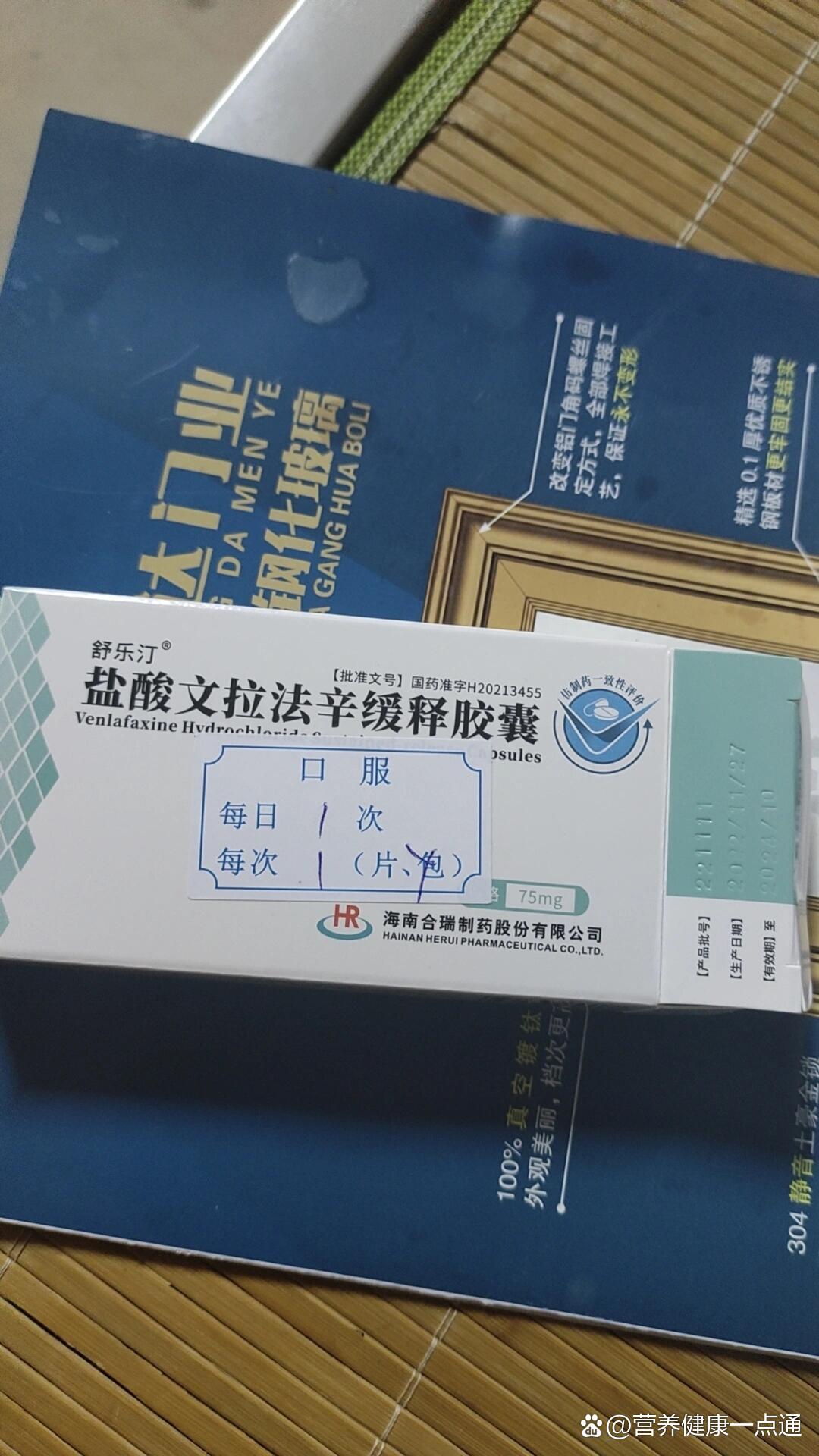 盐酸文拉法辛缓释胶囊