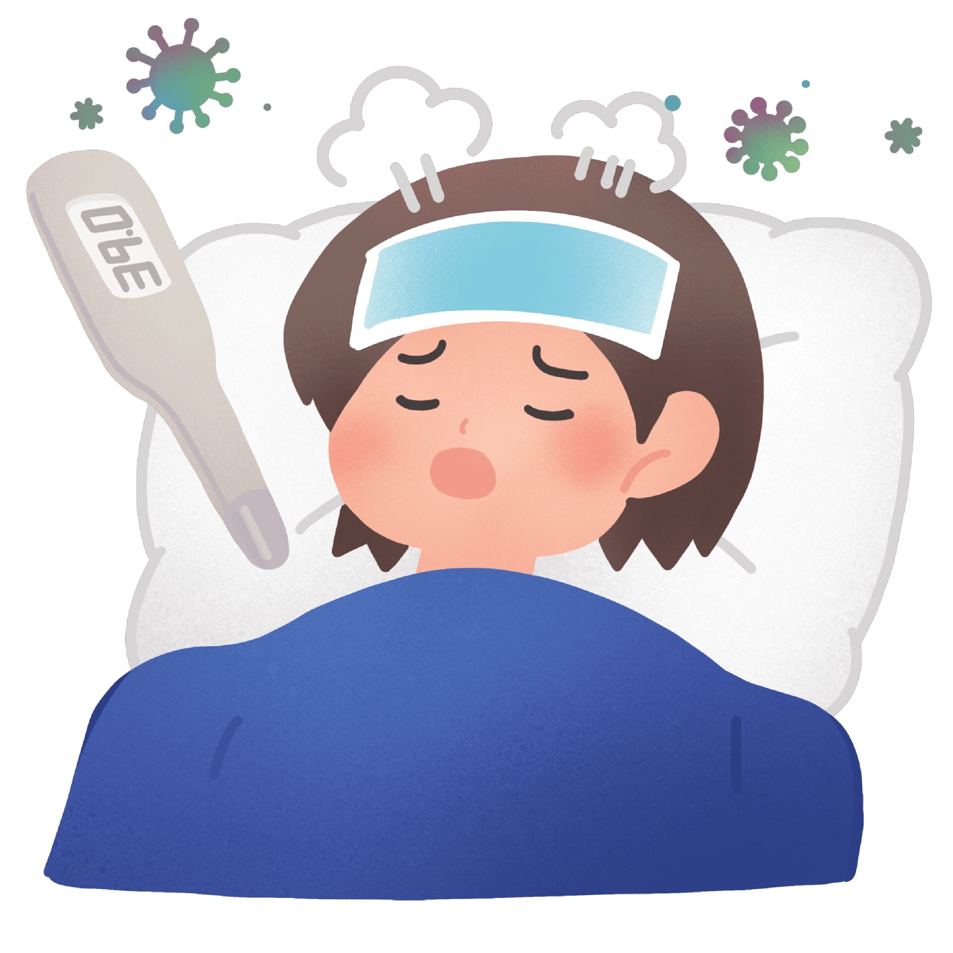 宝宝发烧,教你一招不打针,不吃药