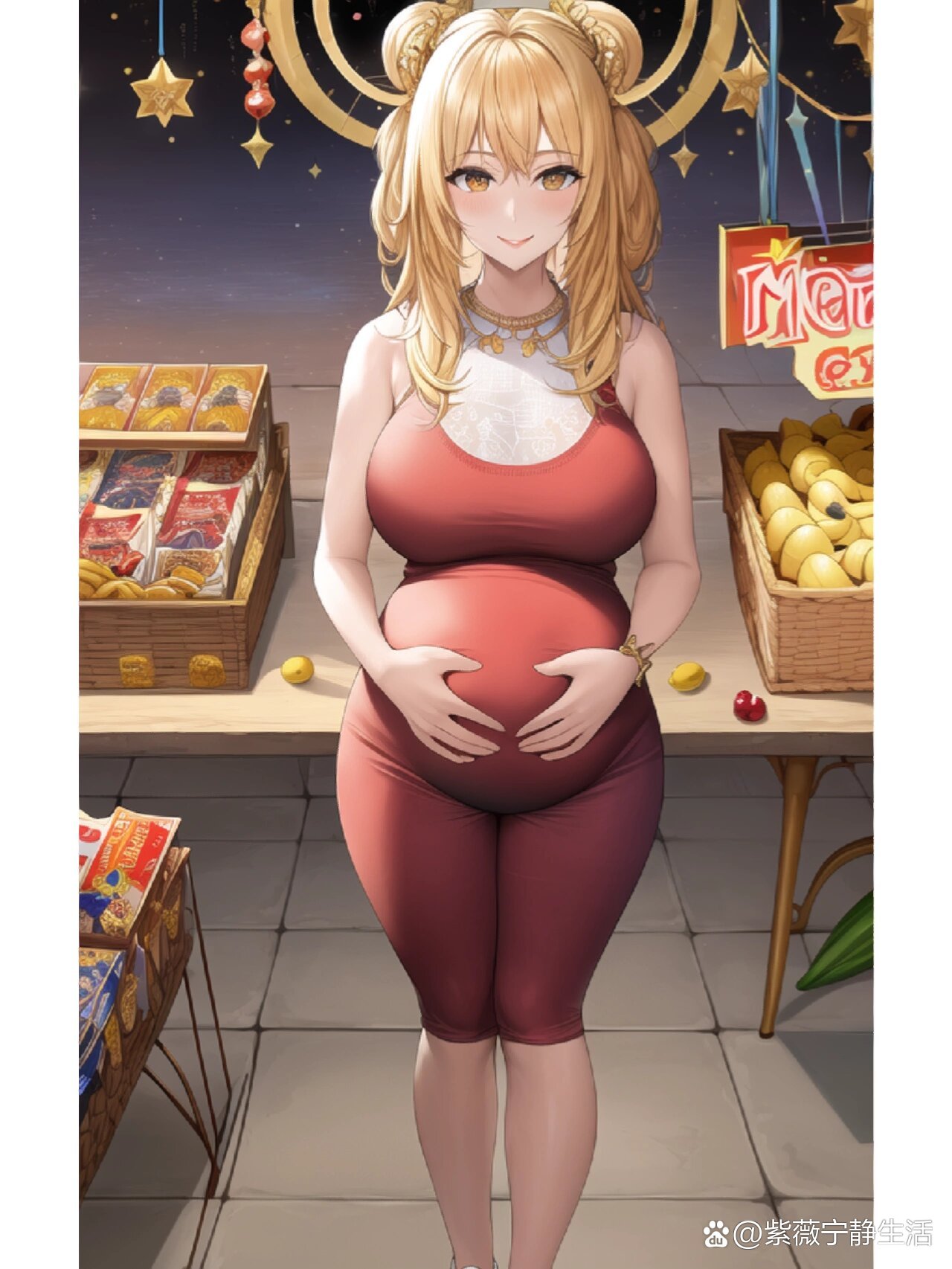 最美孕妇ai绘画,孕妇也要美美哒!