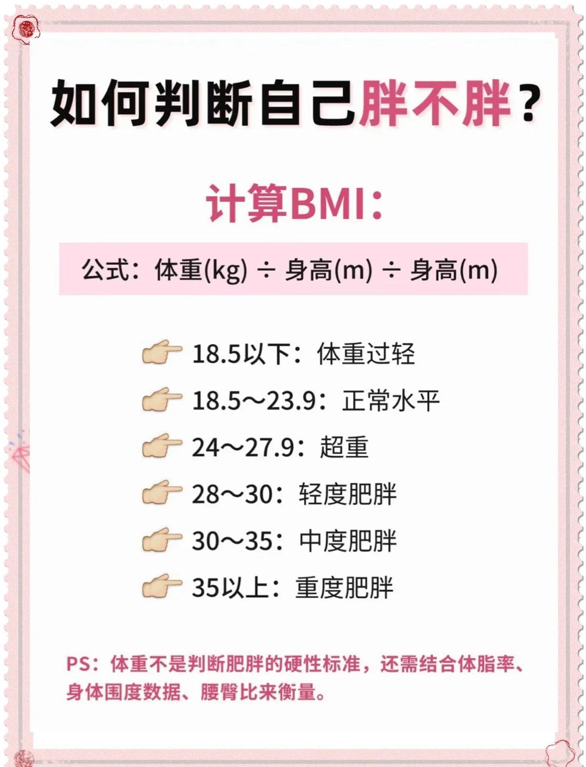 💃BMI计算：科学体重自查指南