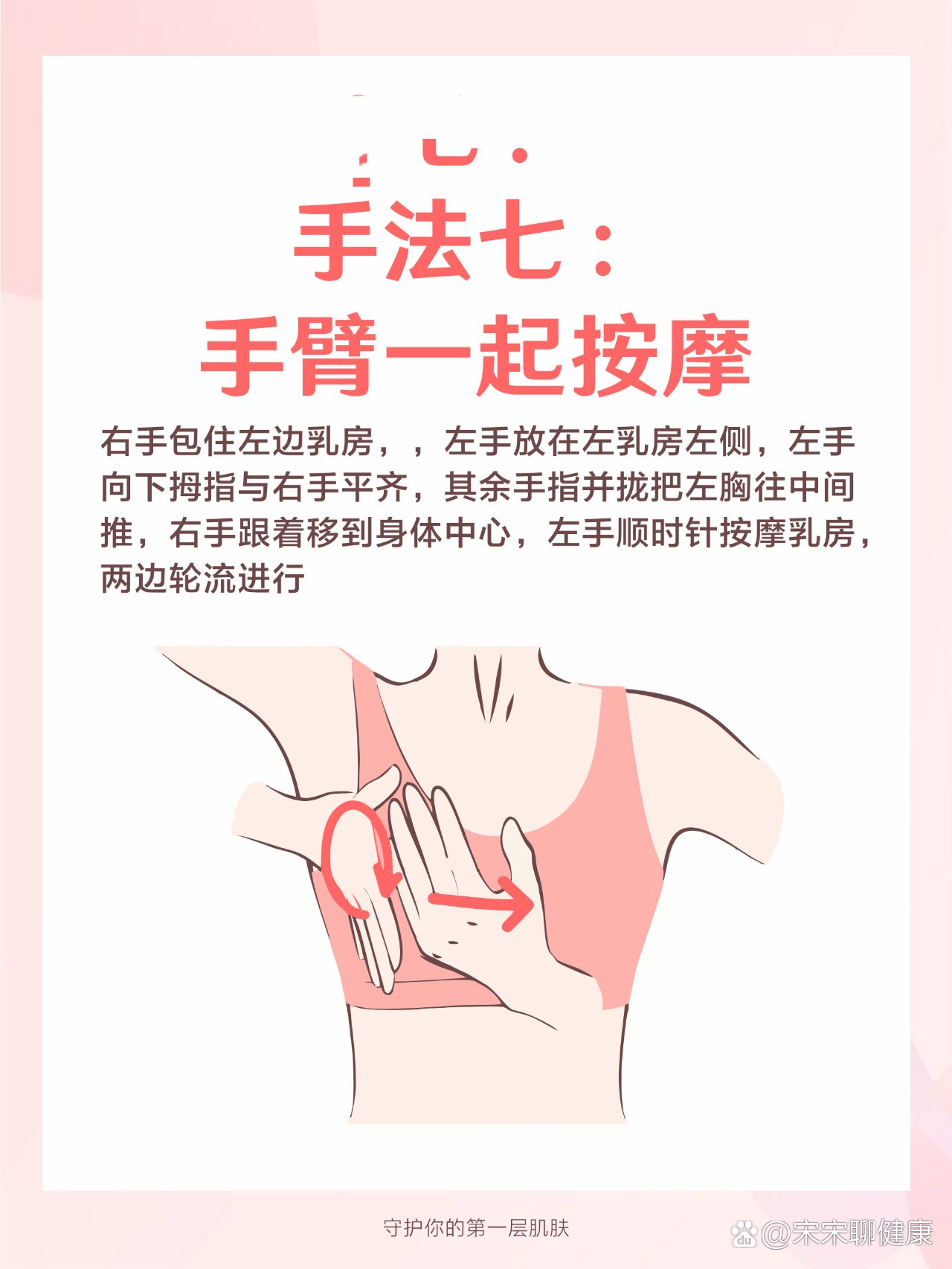 消除副乳的动作图片