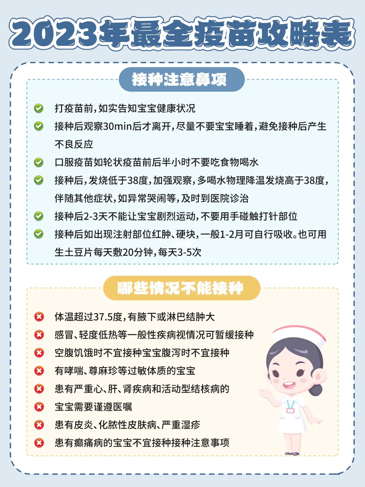 接种疫苗之后注意事项